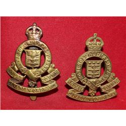 D42. Royal Canadian Army Ordnance Corps Cap Badge Lot