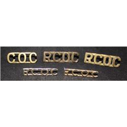 D44. Ordnance Corps Shoulder title lot