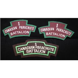 D73. Canadian Parachute Corps Canvas/Cloth flash lot