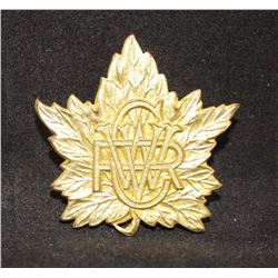 D79. Canadian Women's Volunteer Reserve Corps Cap Badge