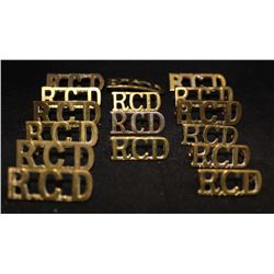 D102. Royal Canadian Dragoon Shoulder badge lot