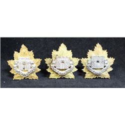 D110. Fort Garry Horse Officer's Collar badge lot