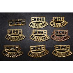 D113. Fort Garry Horse Shoulder Title Lot