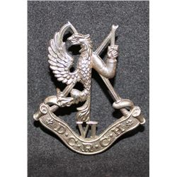 D115. 6th Duke of Connaught's, Royal Canadian Hussars Cap Badge