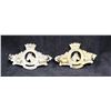 Image 2 : D122. IV Princess Louise Dragoon Guards Collar badge pair