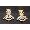 Image 1 : D125. IV Princess louise Dragoon Guards Collar badge pair