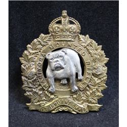 D133. Manitoba Mounted Rifles Cap Badge