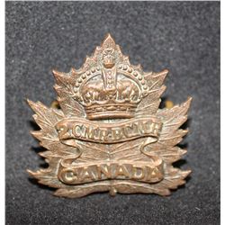 D136. British Columbia Mounted Rifles Cap badge