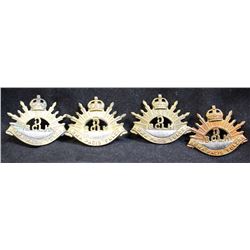 D138. 5th British Columbia Horse Collar badge lot