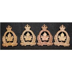 D144. British Columbia Dragoons Collar badge lot