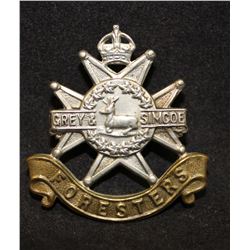 D155. Grey and Simcoe Foresters Cap Badge