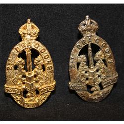 D161. 2nd DRAGOONS Cap Badge lot