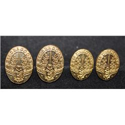 D164. 2nd DRAGOON Mess Dress Button lot