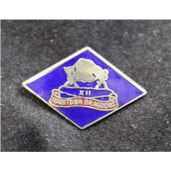 D178. 12th Manitoba Dragoons Sweetheart/Veterans pin