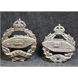 D190. Canadian Armoured Corps OFFICER'S, Collar lot