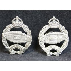 D191. Canadian Armoured Fighting Vehicles Training Centre, Collar badge pair