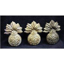 D214. Canadian Fusiliers, City of London, collar badge lot