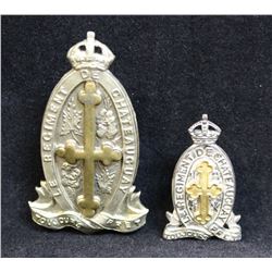 D230. Le Regiment DE Chateauguay Cap/Collar (Officer's) lot