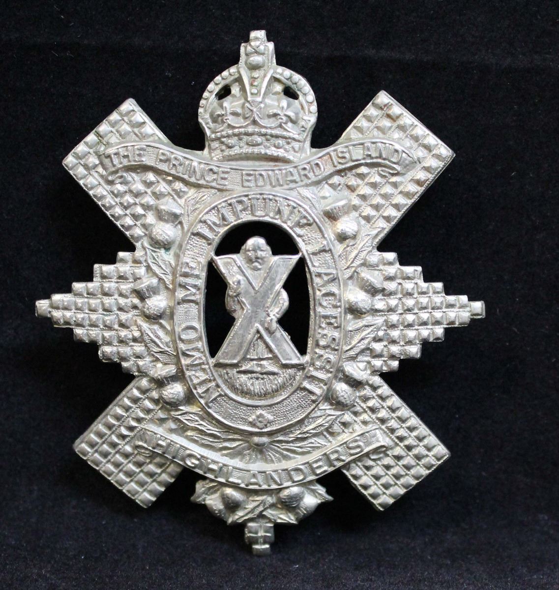 D234. Prince Edward Island Highlanders Cap Badge