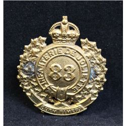 D236. Le Regiment De Joliette, Cap Badge