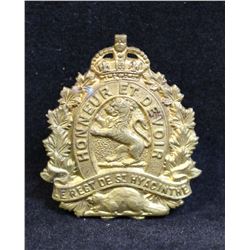 D239. Le Regiment De St. Hyacinthe Cap Badge