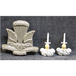 D254. Canadian Parachute Battalion Cap/Collar Badge lot