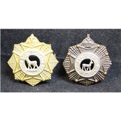 D278. South Saskatchewan Regiment Collar badge lot.