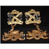 Image 2 : D287. Le Regiment De La Chaudiere & North Shore New Brunswick Regt. collar badge lot