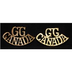 D292. Grenadier Guards of Canada Shoulder title lot