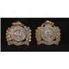 Image 1 : D299. Lake Superior Regiment Collar badge pair