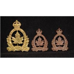 D311. British Columbia Dragoons Cap/Collar badge lot