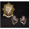 Image 1 : D314. Irish Regiment of Canada Cap/Collar badges