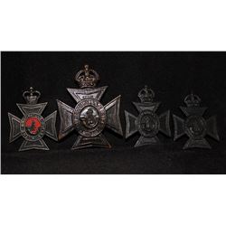 D320. Brockville Rifles Cap/Collar badge lot