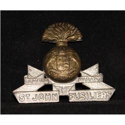 D324. St John Fusiliers Cap Badge