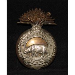 D328. Edmonton Fusiliers Cap Badge