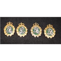 E8. Canadian DENTAL Branch collar badge lot