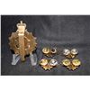 Image 2 : E14. Canadian Chaplain Corps Branch Cap/Collar badge lot