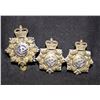 Image 1 : E18. Canadian Army Postal Corps Cap/Collar badge lot