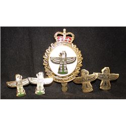 E22. Canadian Security (Provost) Branch Cap/collar set