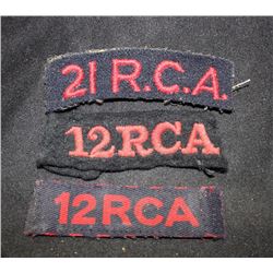 H2. Royal Canadian Artillery Flash Lot