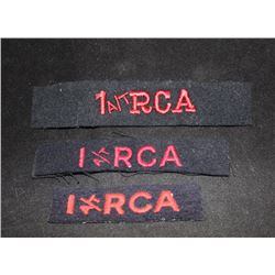 H5. Royal Canadian Artillery CLOTH Flash lot