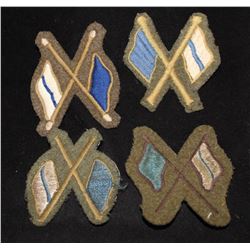 H26. Cloth Signal Corps Shoulder flash lot