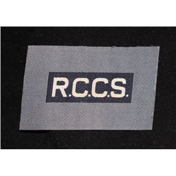 H27. 3rd Division R.C.C.S. Canvas Flash