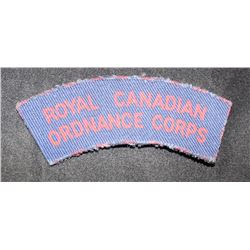 H40. Royal Canadian Ordnance Corps CANVAS flash