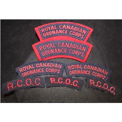 H41. Royal Canadian Ordnance Corps Cloth flash lot.