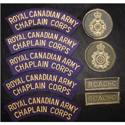 H48. Canadian Chaplain Corps Cloth flash/Combat lot