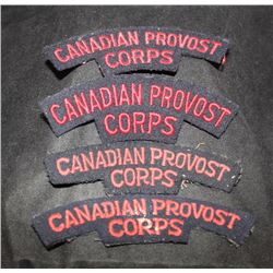 H53. Canadian Provost Corps CLOTH Shoulder flash lot