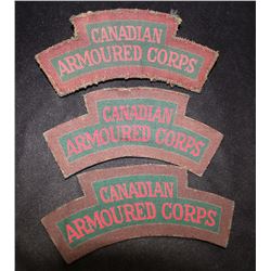 H58. Canadian Armoured Corps CANVAS Flash lot