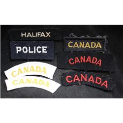 H71. Cloth shoulder flash lot