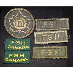 H90. Fort Garry Horse cloth lot